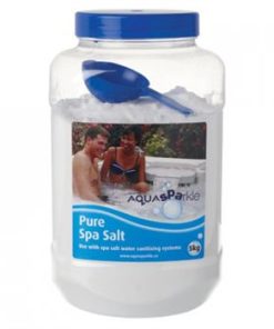 AQUASPARKLE - PURE SPA SALT 1 X 5kg anti caking clear jacuzzi hot tub