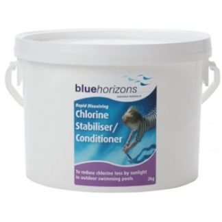 Blue Horizons - Chlorine Conditioner Stabiliser 2kg UV protection Rapid Dissolving granular