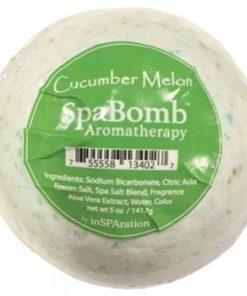 inSPAration SpaBomb - Cucumber Melon 12 X Cucumber Melon SpaBomb's (141.7g) Soothing scents Epsom Salt spa