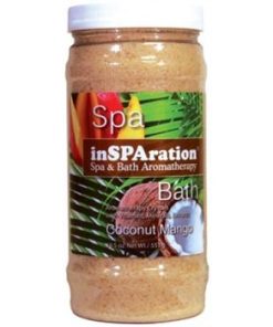 inSPAration RX Crystals - Coconut Mango 6 X 553g Soothing scents Epsom Salt spa