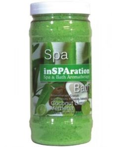 inSPAration RX Crystals - Coconut Lime Verbena 6 X 553g Soothing scents Epsom Salt spa