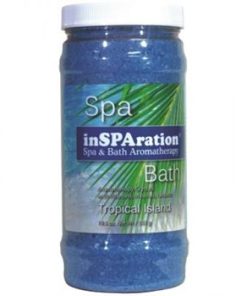 inSPAration RX Crystals - Tropical Island 6 X 553g Soothing scents Epsom Salt spa