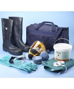 Kit 2 - High Protection 1 X Item half mask respirator gauntlets suit apron