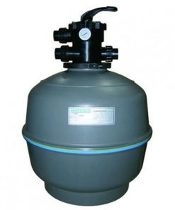 Certikin 450Mm/18” Exotuf Filter C/W Top Mount Multiport Valve, Pressure Gauge (ZEX18T)
