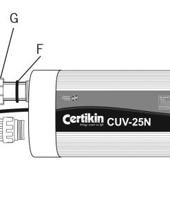 Certikin Quartz Sleeve For Uvc-75An (SPCUVQS1175)
