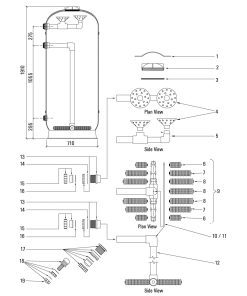 Certikin 30” X 2” Dbf Laterals (Candleset) (VLA1395B)