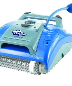 Certikin Dolphin M200 Pool Cleaner. C/W 18M Cable, Swivel, Caddy And Active Brushing With Combination Brushes. 3 Hour Cycle Time And 24 Month Warrant