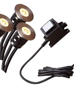 Certikin Smart Light Starter Set - Deck Light, 3 Cover Lights And Transformer (L450-00)