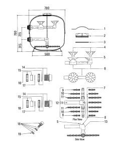 Certikin 2” Union Adaptor Including Sleeve - Set Of 2 (SPL0867P)