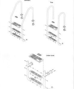 Certikin 1.7” - 1.5” Tread Conversion Spacer (Pair) (SPC251W)
