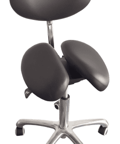 Certikin Split Seat Saddle Stool (AFSPSSADBR/BLK)