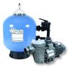 Certikin 24" Triton Side Mount Filter C/W Media & 1 Hp Aquaspeed Pump (ZZ2667)