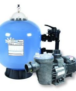 Certikin 24" Triton Side Mount Filter C/W Media & 1½Hp Aquaspeed Pump (ZZ2668)