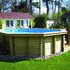 Certikin 4.2M X 4.2M Deluxe Endless Summer Above Ground Timber Pool (ESGP44B)