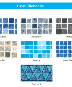Plastica 20thou Patterned Liner replacement for inground built-in pools