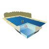 Plastica Flush Fix Opaque Debris Cover Strap Version - Blue per sq m