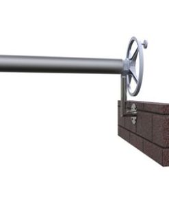 Plastica Large Side Wall Mounted Slidelock Reel with Reduction Gearbox