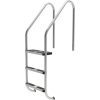 Plastica 43mm 316 Grade Stainless Steel Standard Ladder with 3 S/S Treads