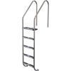Plastica 43mm 316 Grade Stainless Steel Standard Ladder with 5 S/S Treads