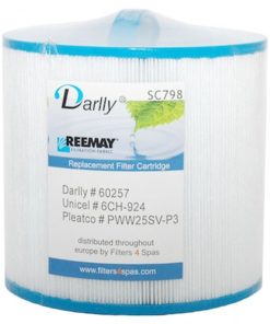 Darlly SC798 Spa Cartridge Filter PWW25SV-P3 6CH-924 60257