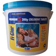Fi-Clor Premium 5 'Easy' 200gm Chlorine Tablets 5kg