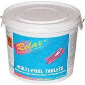 Relax 5Kg Multi-Chlorine Tablets Large 200g Swimming Pool Sanitiser