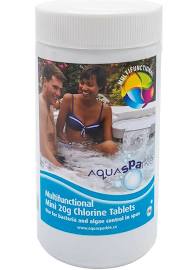 Aquasparkle Multifunctional Chlorine 20g Tablets - 1kg Tub