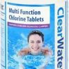 50 x 20g (1kg) Clearwater CH0019 4-in-1 Chlorine Tablets for Pools and Hot Tubs