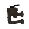 Selector valve 3” black without connections