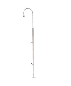 Shower with footwasher