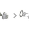 Ultra flat shape, 1850 lm, 19W, White Light