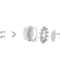 Adapter kit with Adagio Pro white