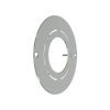SS mounting plate for ABS recessed housing for concrete/tile pools, flange diameter ø 194 mm