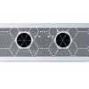 Evastream Front plate WideX2 SS HEX