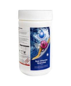 (Chlorine Granules 1kg) Chlorine Granules for Spa, Hot Tub and Swimming Pools Water Treatment Cleaning