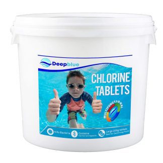 Deep Blue Pro - Multifunctional 200g Chlorine Tablets 5 kg Long lasting stabilised clarifier algae inhibitor