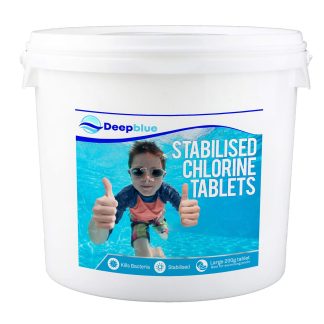 Deep Blue Pro - 200g STABILISED Chlorine Tablets 5kg SLOW RELEASE