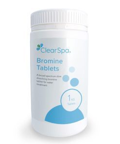 ClearSpa Bromine Tablets 1kg - Slow release, Suitable for Hot Tub, Spa and Swimming Pool Water Treatment