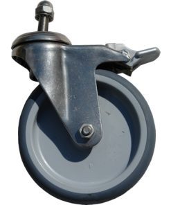 Plastica 5in Braked Castor For Slatted Reel