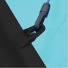 Plastica 20ft Domestic Cover Leading Edge Black - Slide Lock Clip