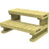 Plastica Wooden Spa Step 30in