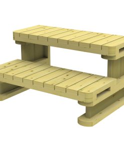 Plastica Wooden Spa Step 30in