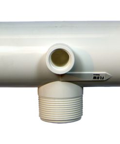 Plastica Rainbow Diverter Tee 1.5in NPT x 2in Slip