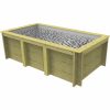 Plastica Nazca 4m x 2m Rectangular Wooden Pool