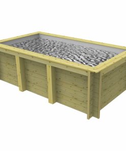 Plastica Nazca 4m x 2m Rectangular Wooden Pool