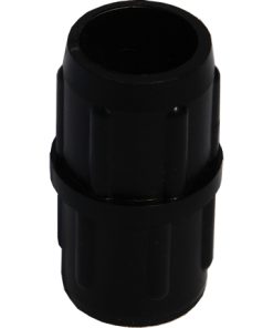 Plastica 1.25in Black Plastic Handrail Connectors