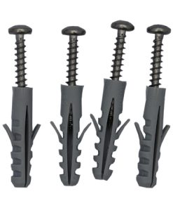 Plastica 4 x SS Screw and Wall Plug for ABS Bracket