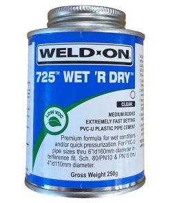 Plastica 1 x 240ml Wet r Dry Fast Cure Cement