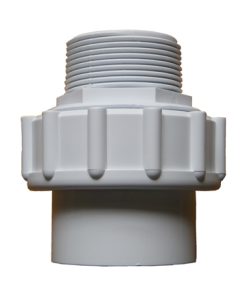 Plastica 1.5in Socket Union MT P 30mm Length White Pack of 5