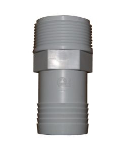 Plastica 1.5in Hosetail Threaded 65mm Length White Pack of 10
